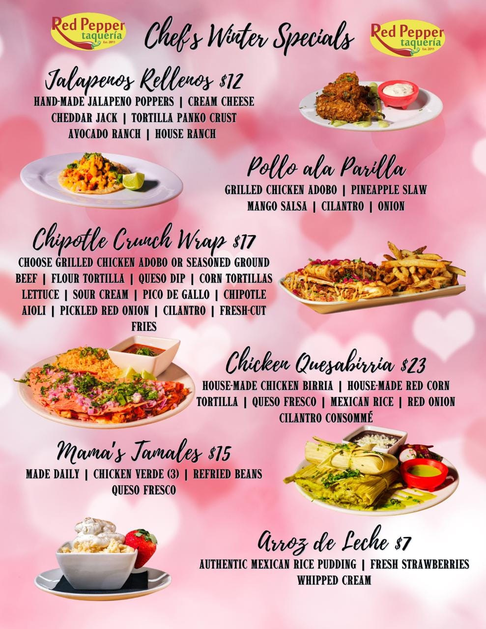 chefs winter special